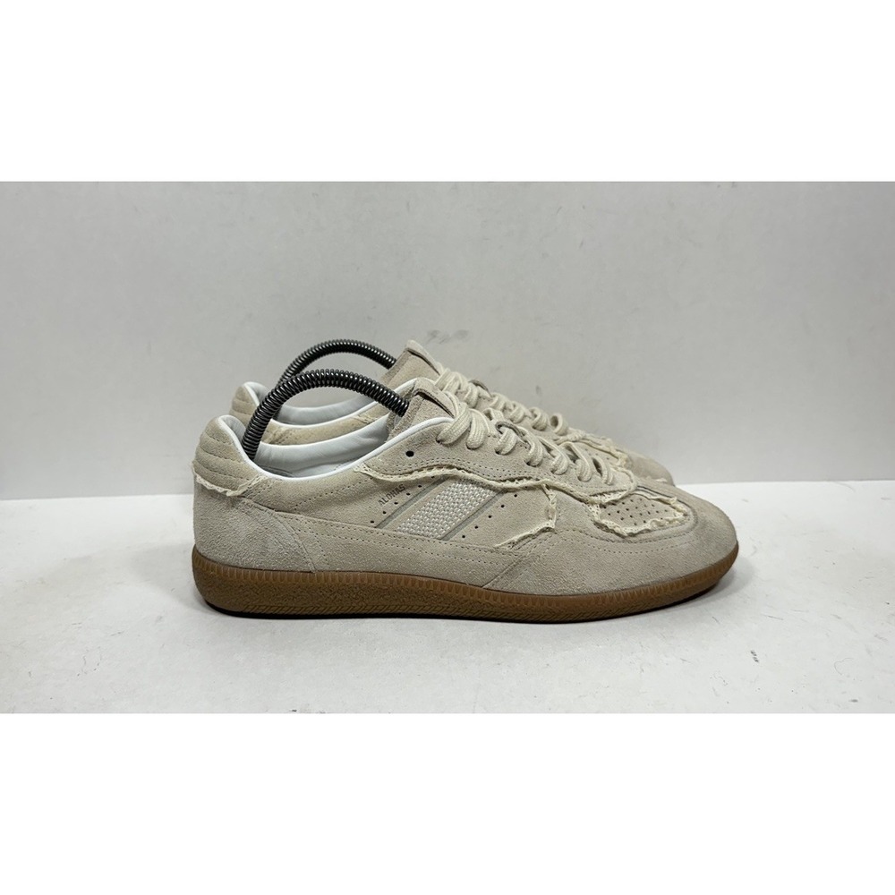 Alohas TB.490 Rife Crochet Cream Suede Sneakers Women's Size 10-10.5 Shoes
